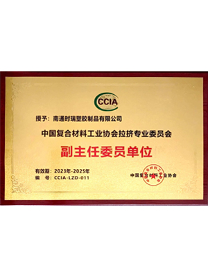 CCIA Deputy Chairman of the Extrusion Professional Committee
